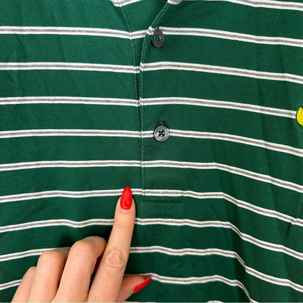 Masters Polo Striped Short Sleeve Shirt - Picture 11 of 12